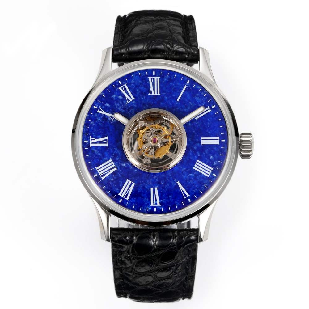 HUASUO 40mm Gemstone Dial Men Watches H9028 Huasuo Watch Store