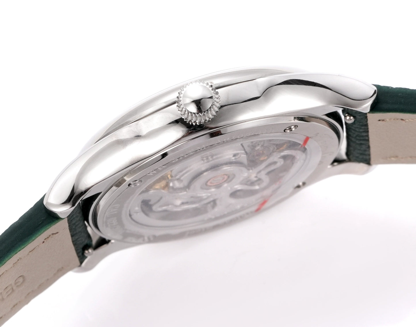 HUASUO 38mm Natural Malachite Men's Mechanical Watch Huasuo Watch Store