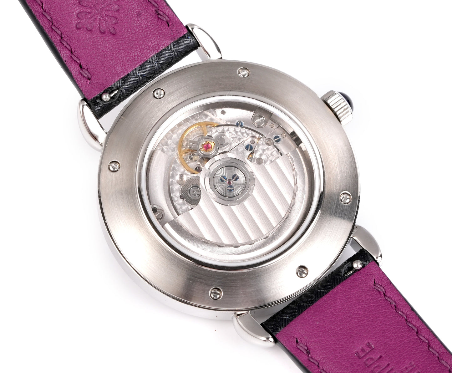 HUASUO 41mm Luxury Natural Purple Lazurite Dail Watches H2487 Huasuo Watch Store