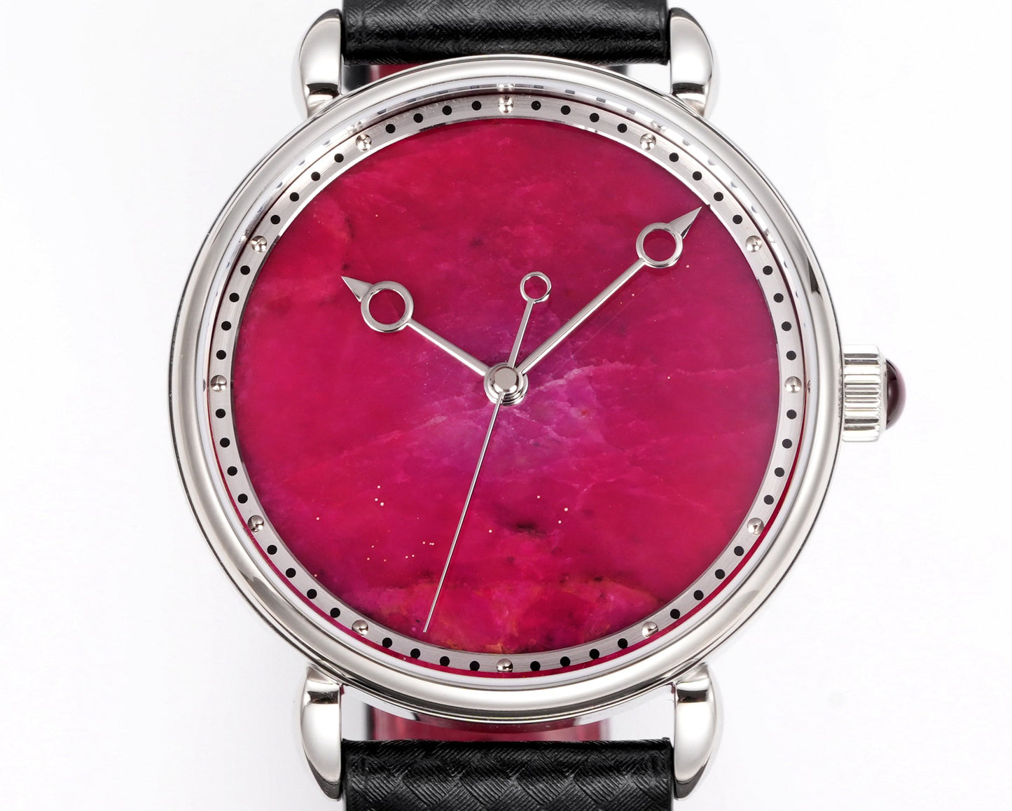 HUASUO 41mm Luxury Natural Purple Lazurite Dail Watches H2487 Huasuo Watch Store