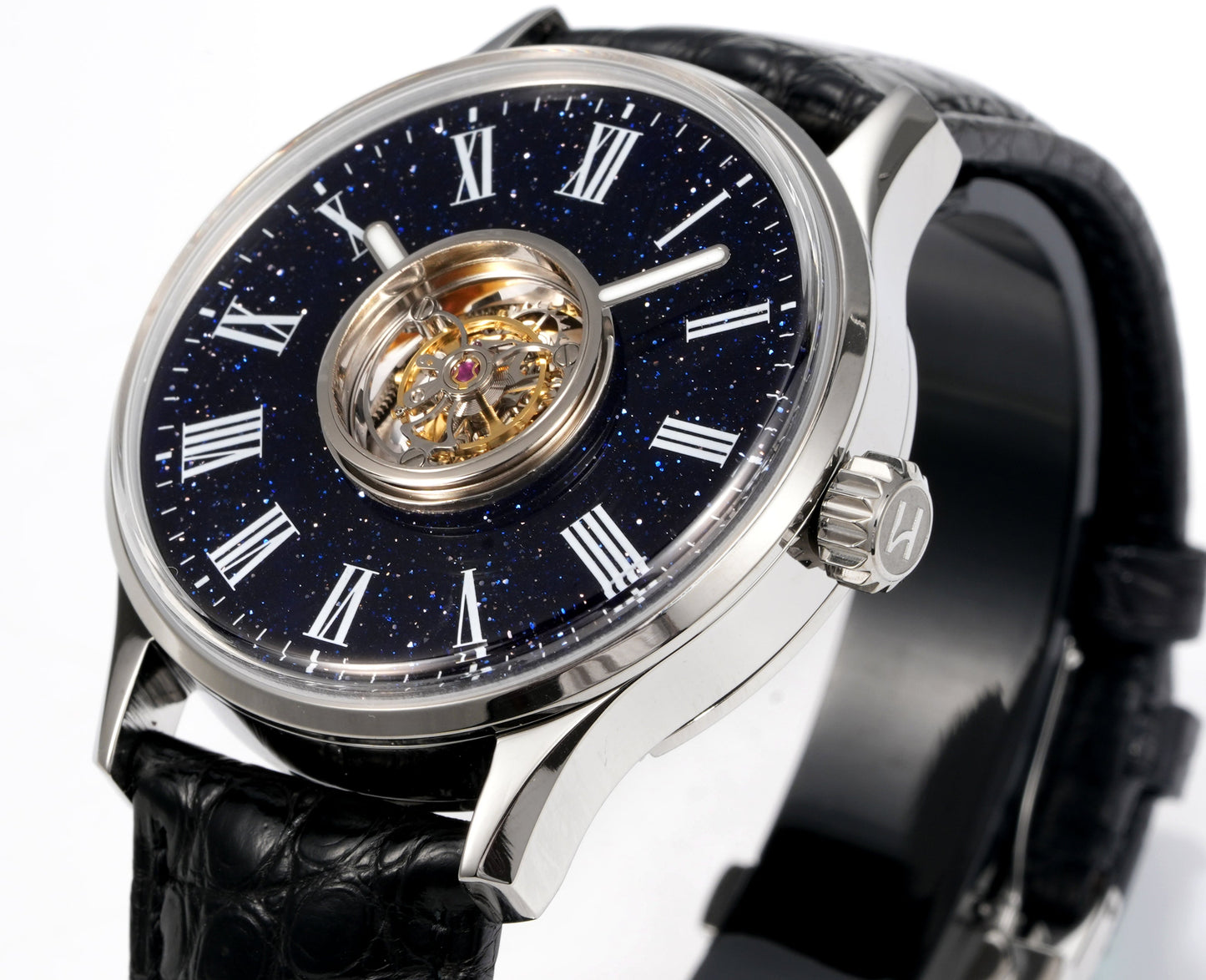 HUASUO 40mm Gemstone Dial Men Watches H9028 Huasuo Watch Store