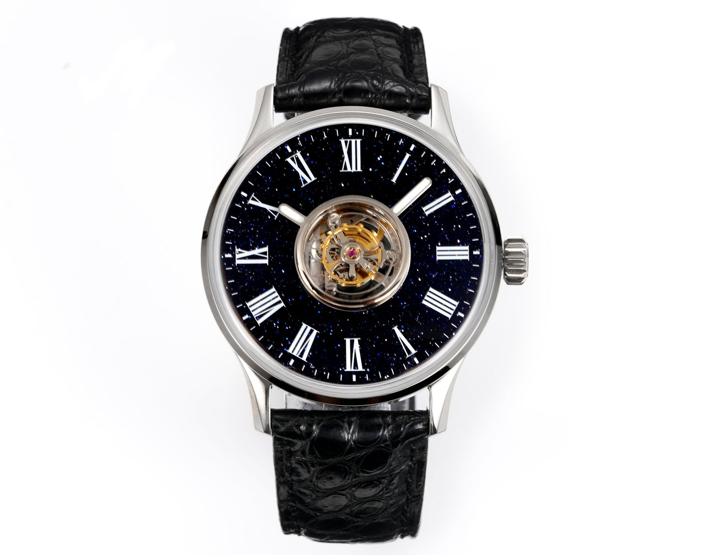 HUASUO 40mm Gemstone Dial Men Watches H9028 Huasuo Watch Store