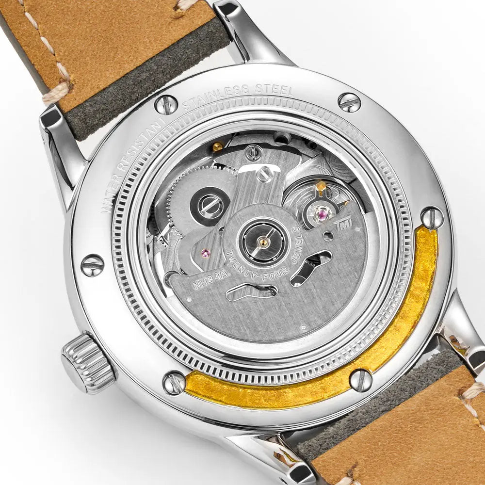 HUASUO 39mm Luxury Handmade Lacquer Dial GMT Men's Watch Huasuo Watch Store