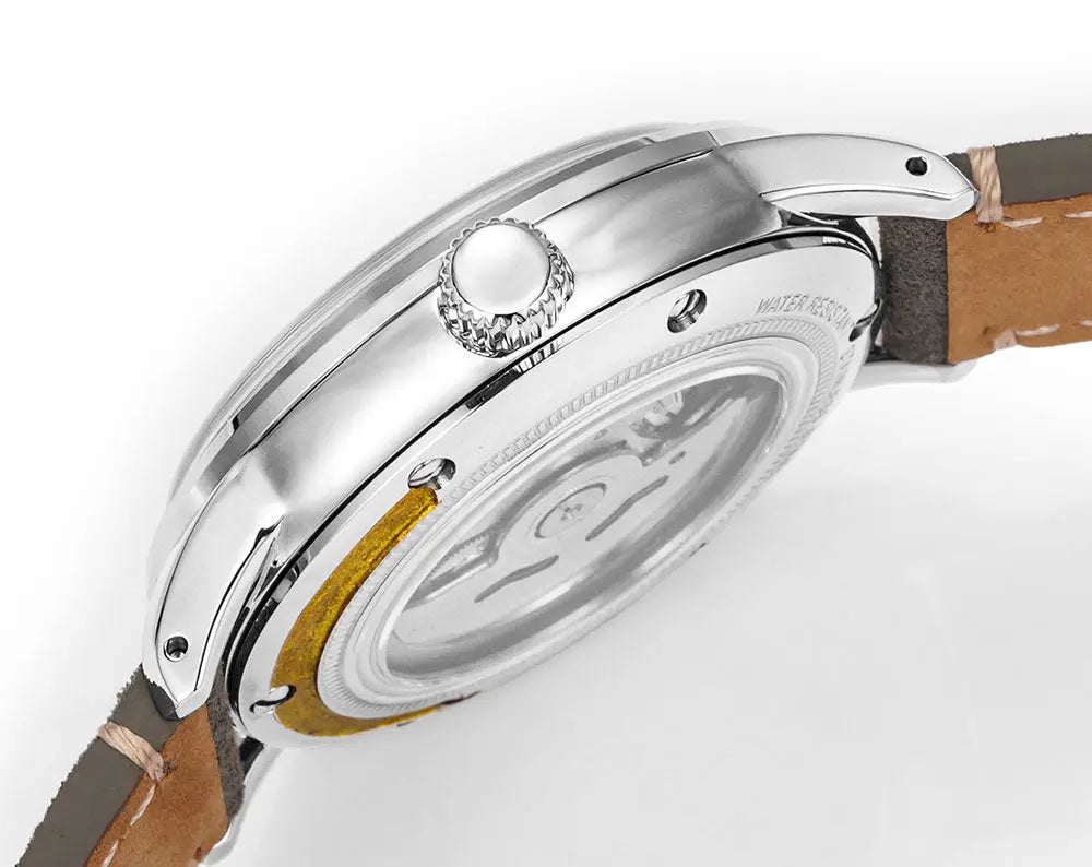 HUASUO 39mm Luxury Handmade Lacquer Dial GMT Men's Watch Huasuo Watch Store