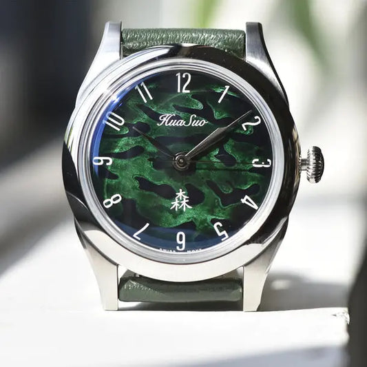 HuaSuo 38mm Lacquered Dial PT5000 Automatic Watch Huasuo Watch Store