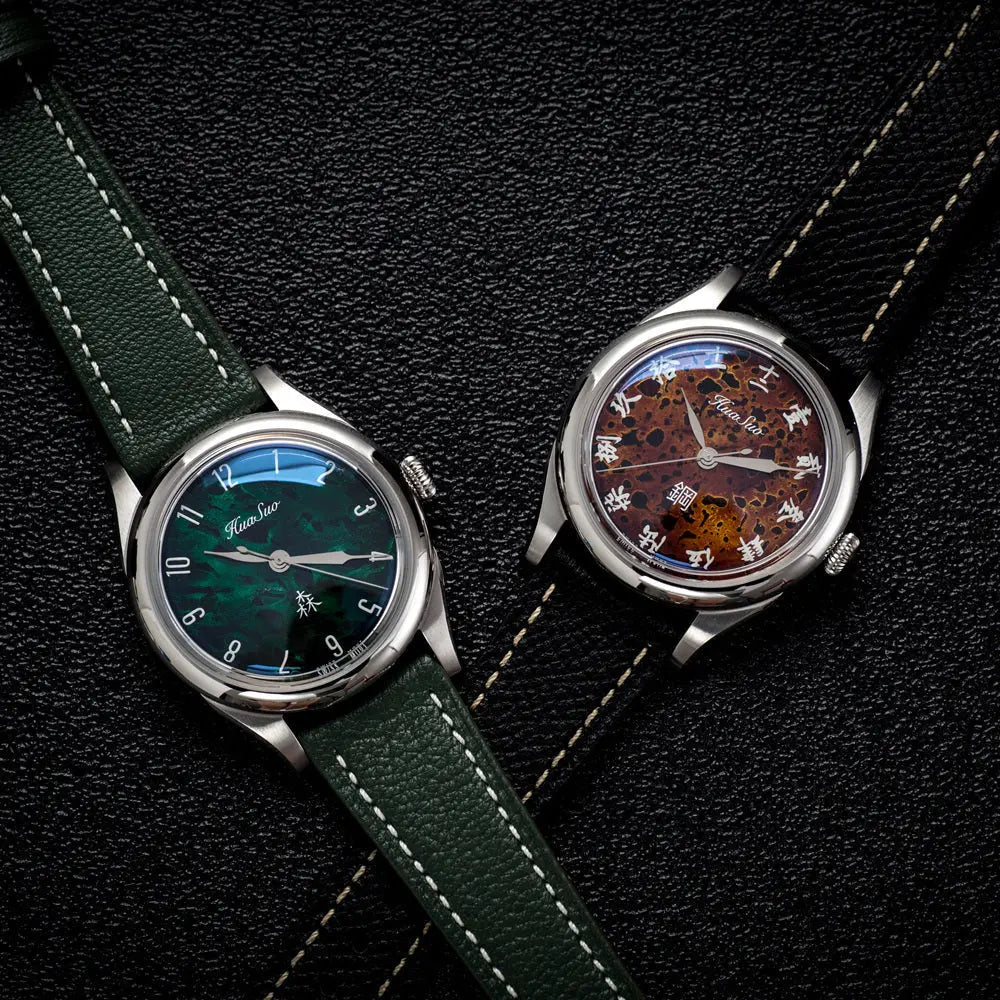 HuaSuo 38mm Lacquered Dial PT5000 Automatic Watch Huasuo Watch Store