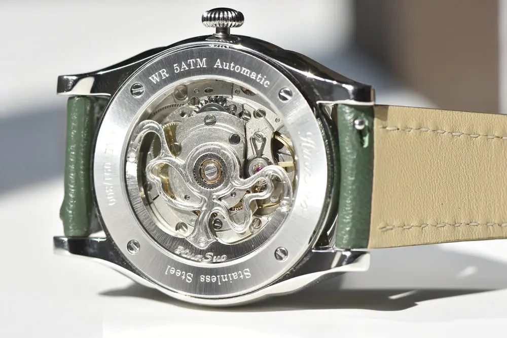 HuaSuo 38mm Lacquered Dial PT5000 Automatic Watch Huasuo Watch Store