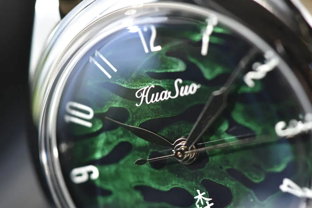HuaSuo 38mm Lacquered Dial PT5000 Automatic Watch Huasuo Watch Store