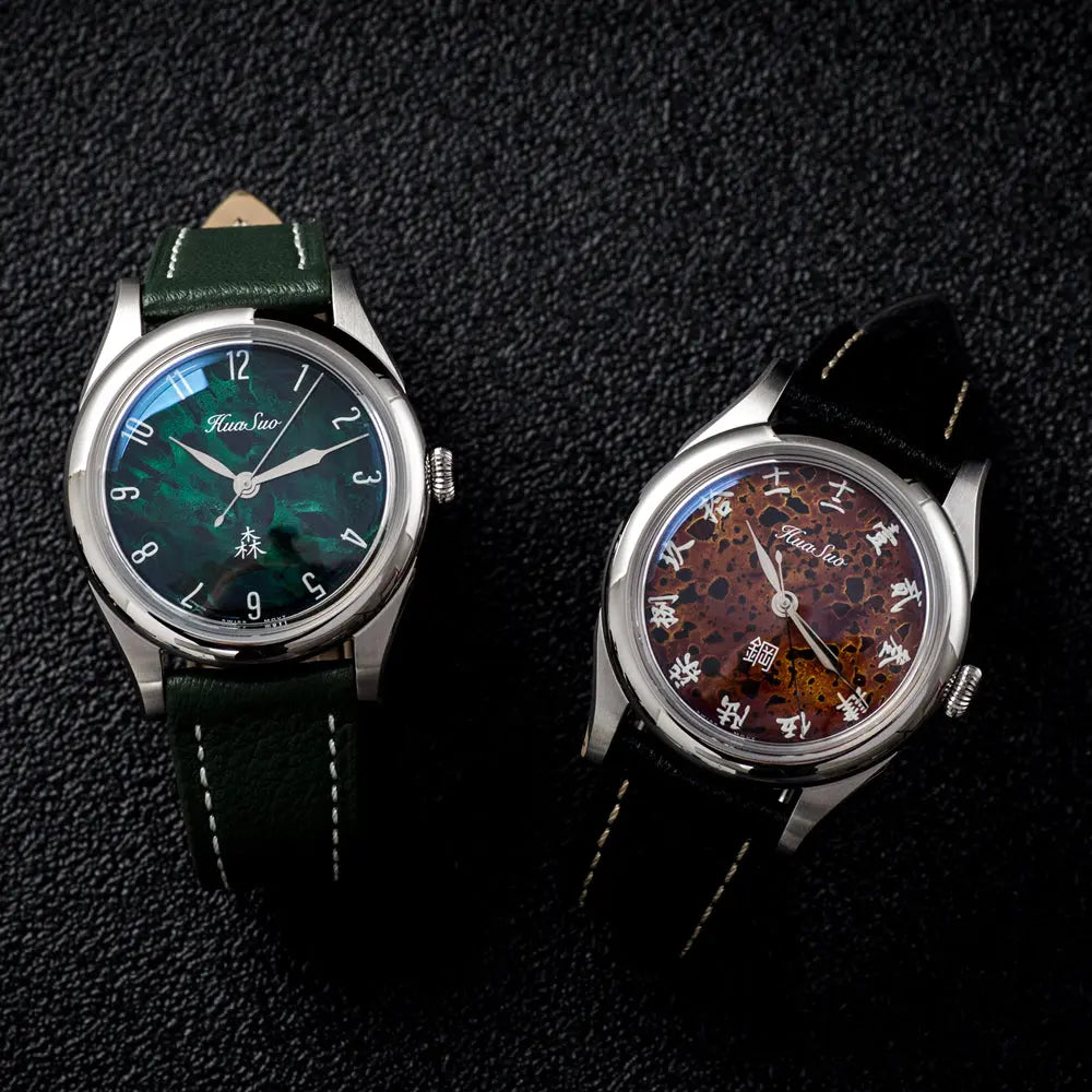 HuaSuo 38mm Lacquered Dial PT5000 Automatic Watch Huasuo Watch Store