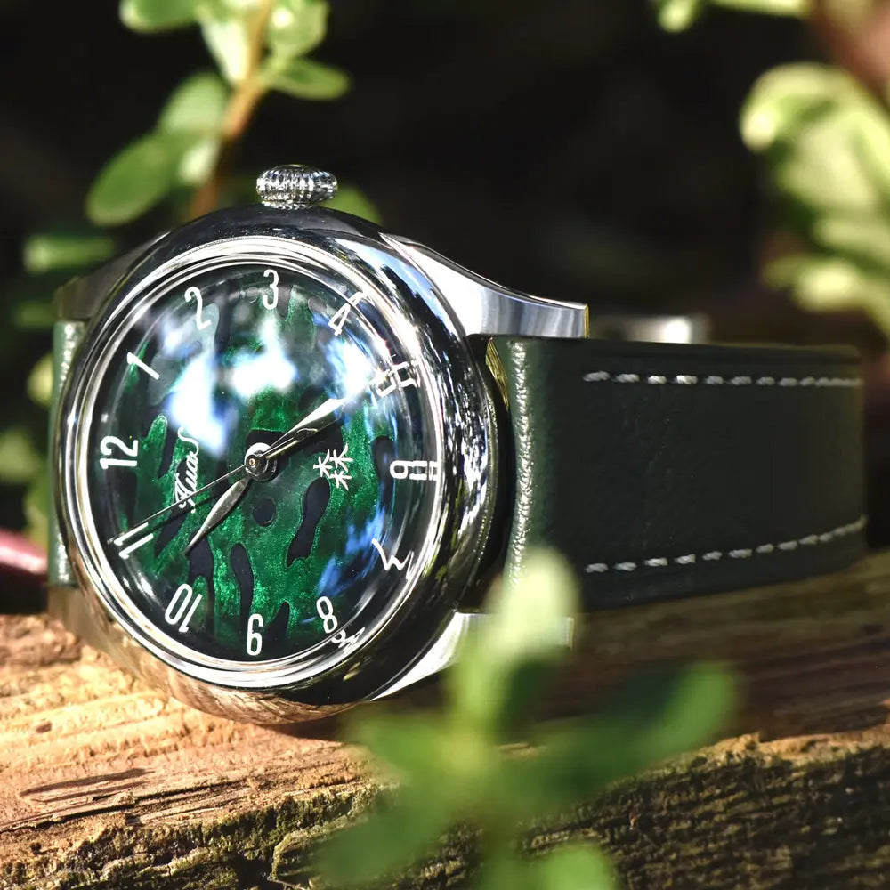 HuaSuo 38mm Lacquered Dial PT5000 Automatic Watch Huasuo Watch Store