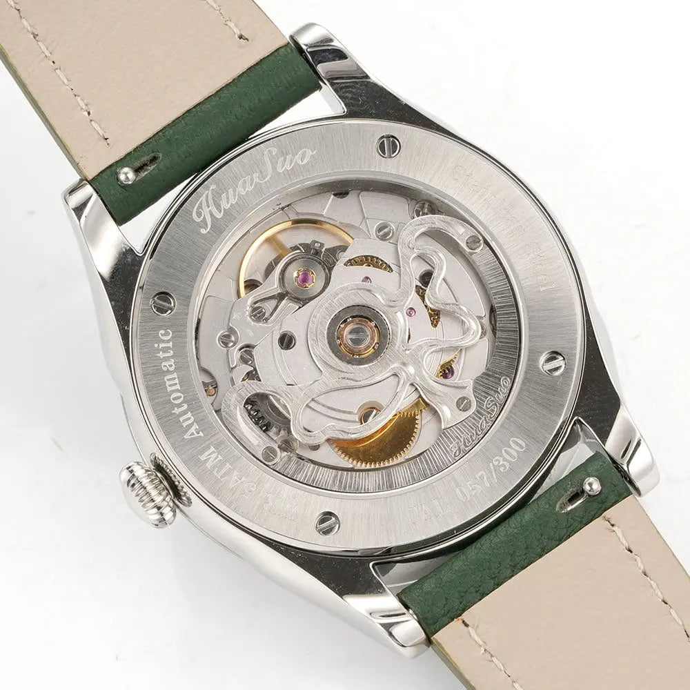HuaSuo 38mm Luxury Handmade Lacquer Dial Men's Watch Huasuo Watch Store