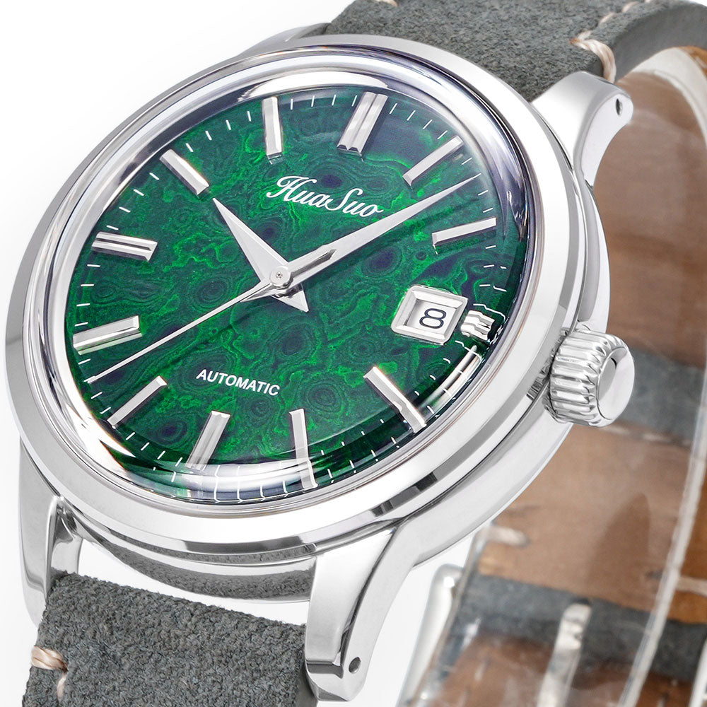HUASUO 39mm NH35 Men's Handmade Lacquer Dial Watches Huasuo Watch Store