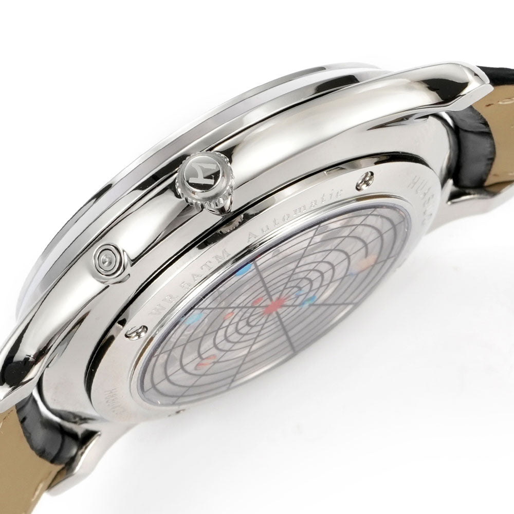 HUASUO Luxury 39mm Meteorite Dial Moon Phase Men's Watches Huasuo Watch Store