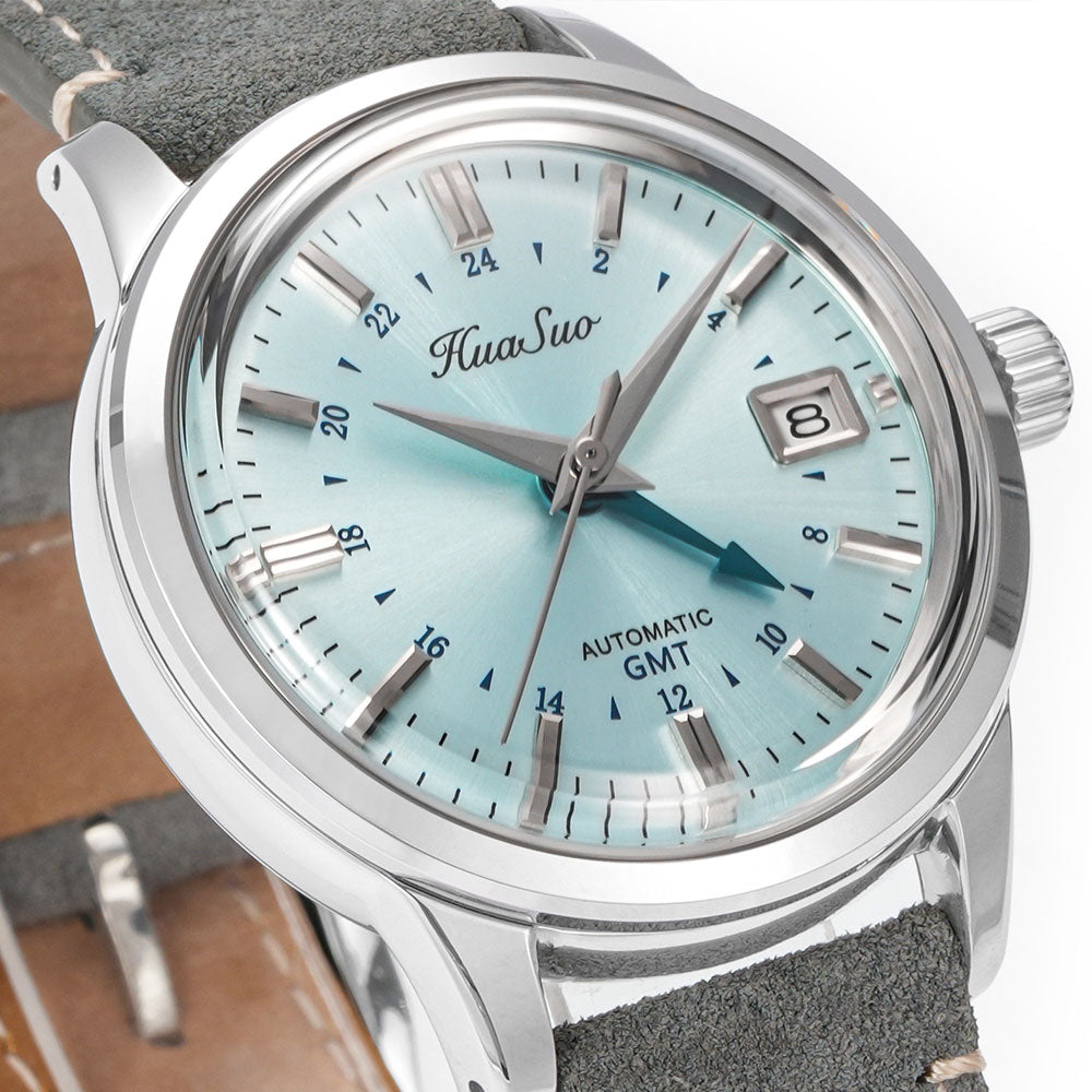 HUASUO 39mm NH34 GMT Automatic Mechanical Watches Huasuo Watch Store