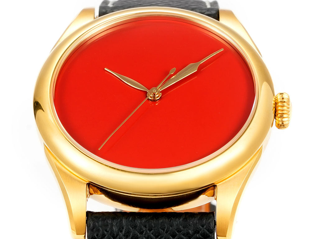 HUASUO 38mm Lacquer Men's Handmade Dial Watches Huasuo Watch Store