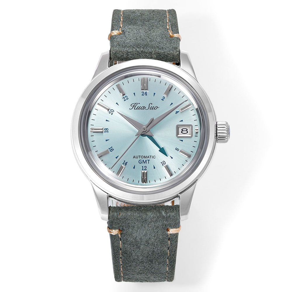 HUASUO 39mm NH34 GMT Automatic Mechanical Watches Huasuo Watch Store