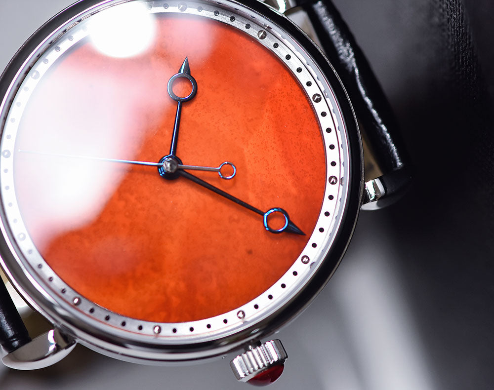 HUASUO Watches 41mm Seagull 2892 Luxury Red Agate Dial Automatic Watches Huasuo Watch Store