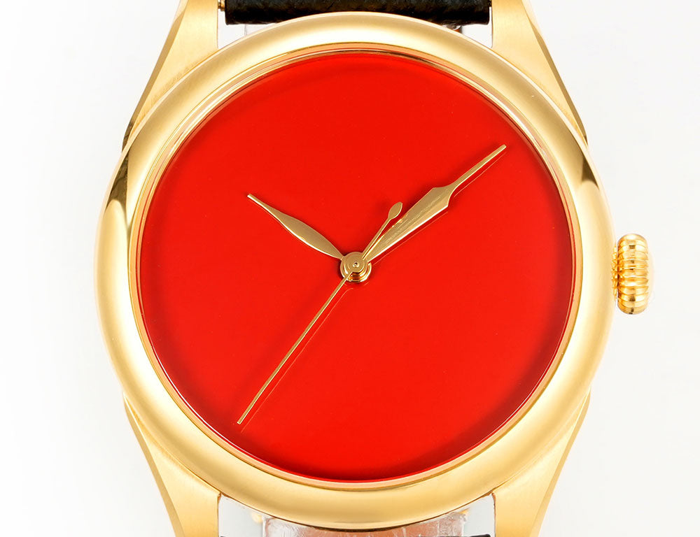 HUASUO 38mm Lacquer Men's Handmade Dial Watches Huasuo Watch Store