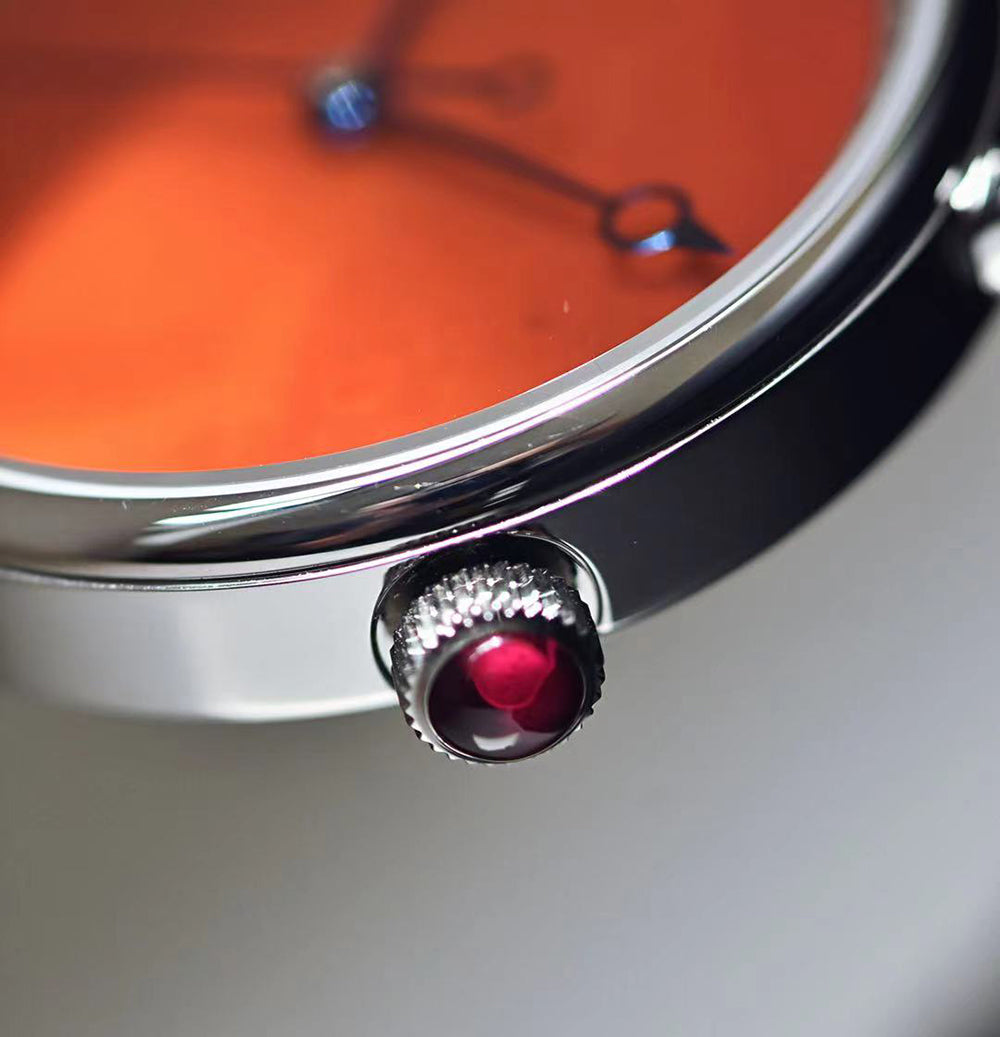 HUASUO Watches 41mm Seagull 2892 Luxury Red Agate Dial Automatic Watches Huasuo Watch Store