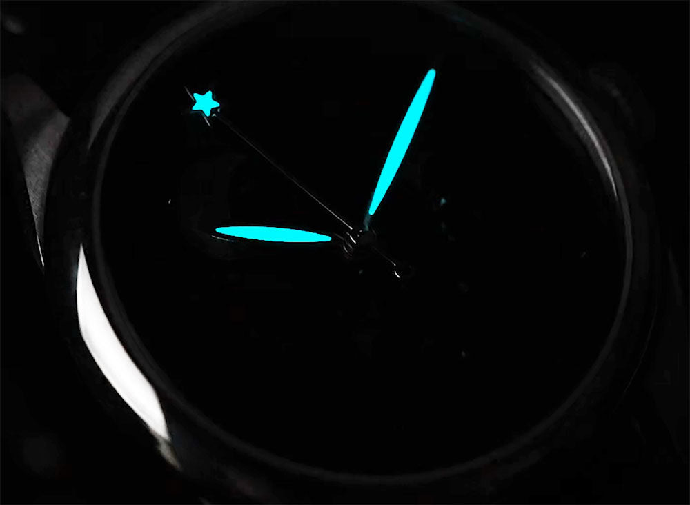 HUASUO 38mm Heritage Lacquer Mop Starry Sky Dial Men's Mechanical Watch Huasuo Watch Store