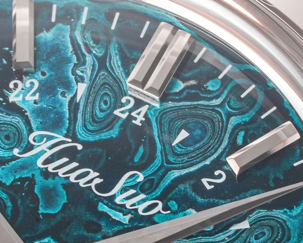 HUASUO 39mm Luxury Handmade Lacquer Dial GMT Men's Watch Huasuo Watch Store