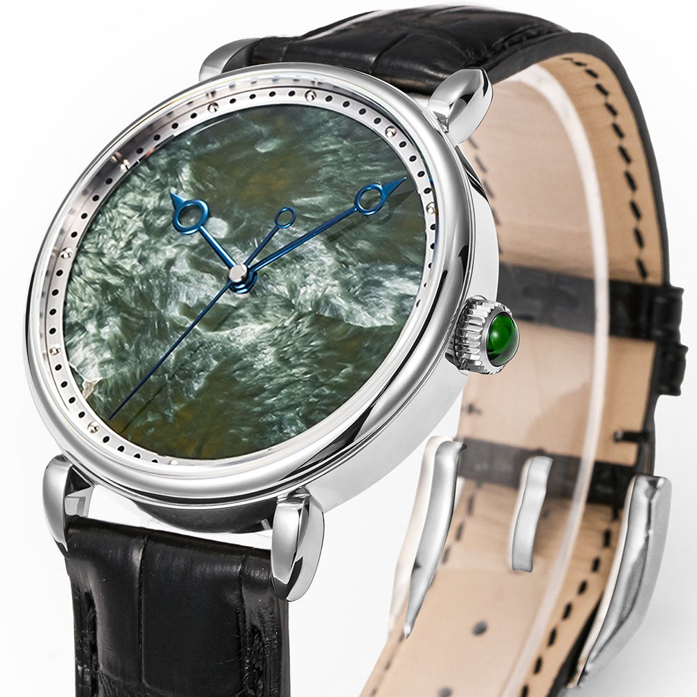 HUASUO Watches 41mm Seagull 2892 Luxury Red Agate Dial Automatic Watches Huasuo Watch Store