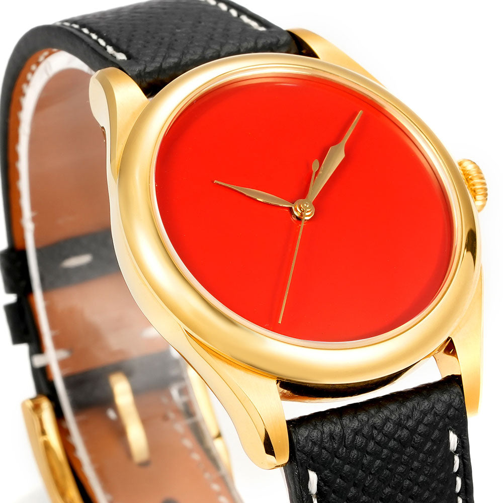 HUASUO 38mm Lacquer Men's Handmade Dial Watches Huasuo Watch Store