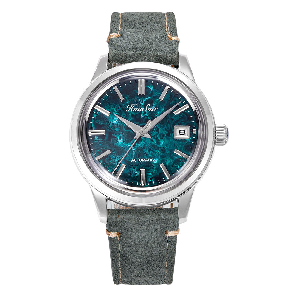 HUASUO 39mm NH35 Men's Handmade Lacquer Dial Watches Huasuo Watch Store