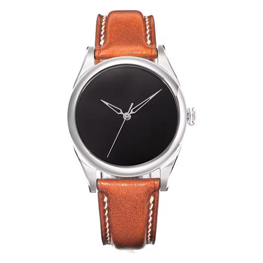 HUASUO New 38mm Business Men Watch Tiger Eye Stone Dial Watch Huasuo Watch Store