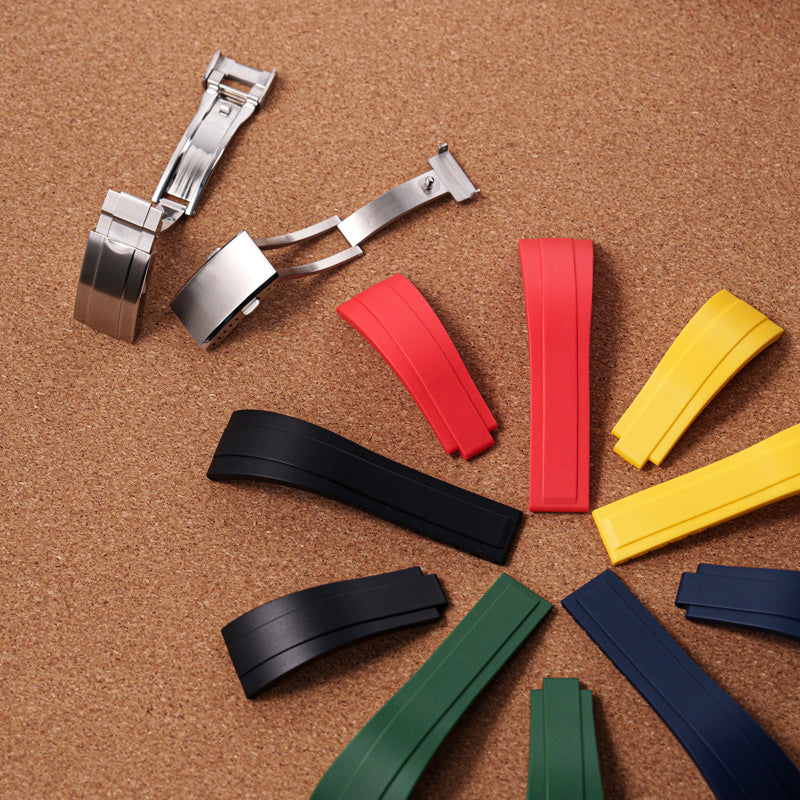 Cut-to-Size CTS TPU Rubber Watch Strap San Martin Watch