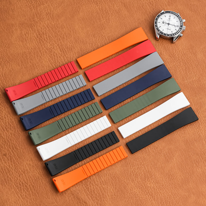 Cut-to-Size CTS FKM Rubber Watch Strap San Martin Watch
