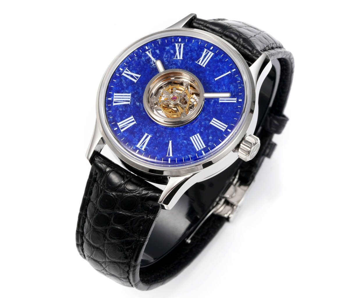 HUASUO 40mm Gemstone Dial Men Watches H9028 Huasuo Watch Store