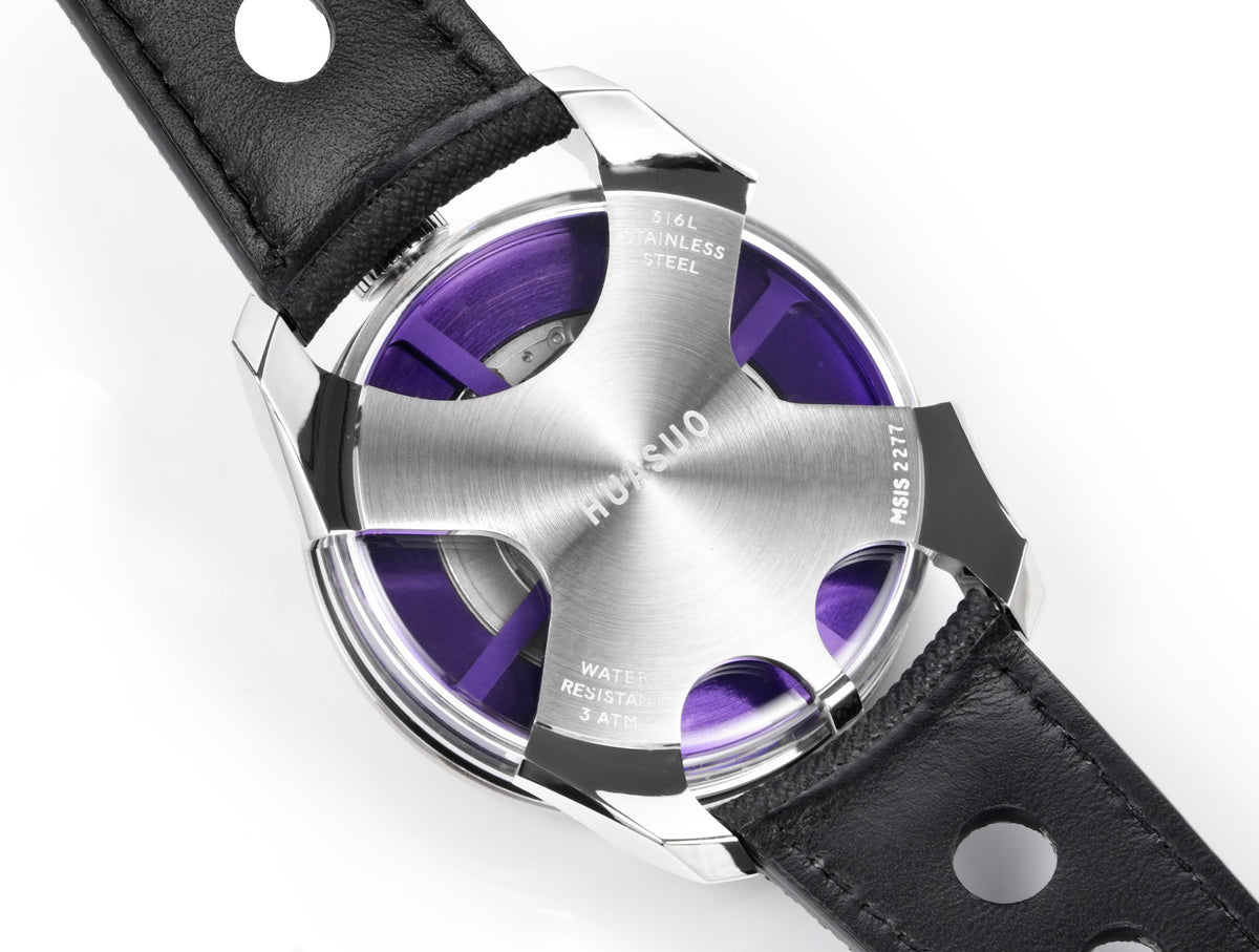 HUASUO 42mm Pioneer Series Open Work Automatic Mechanical Watch Huasuo Watch Store