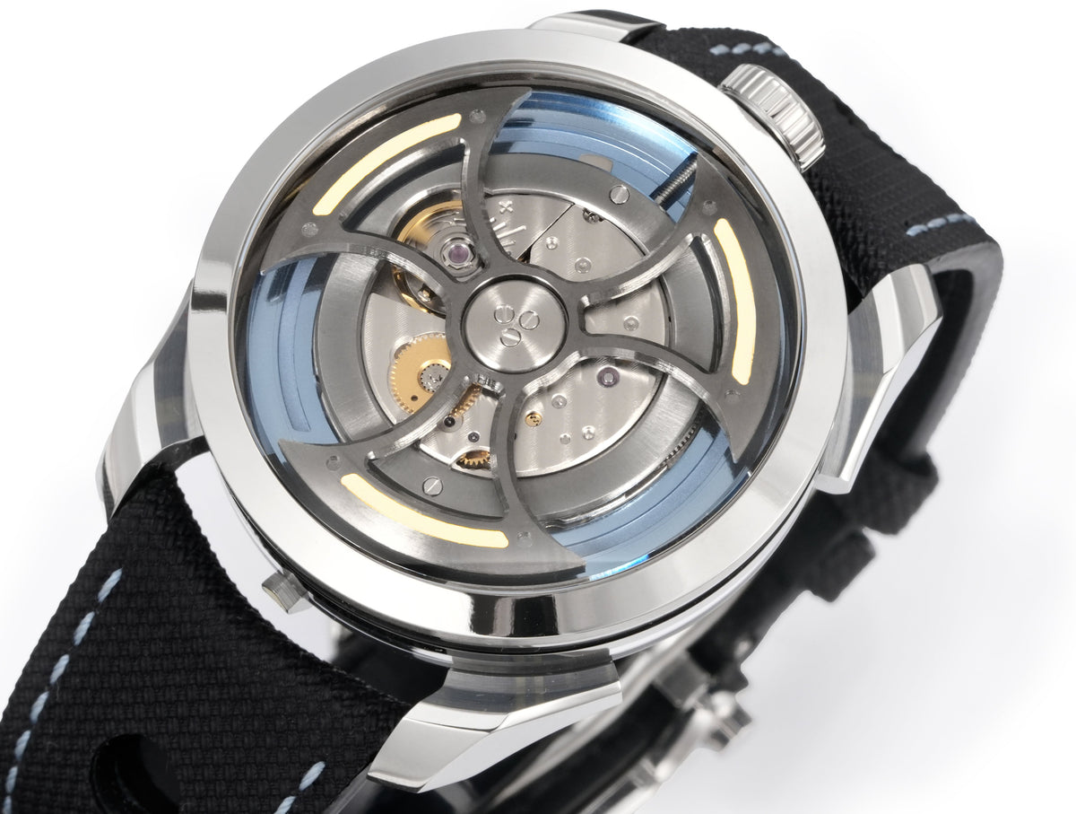 HUASUO 42mm Pioneer Series Open Work Automatic Mechanical Watch Huasuo Watch Store