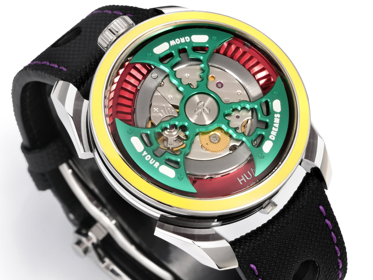 HUASUO 42mm Pioneer Series Open Work Automatic Mechanical Watch Huasuo Watch Store