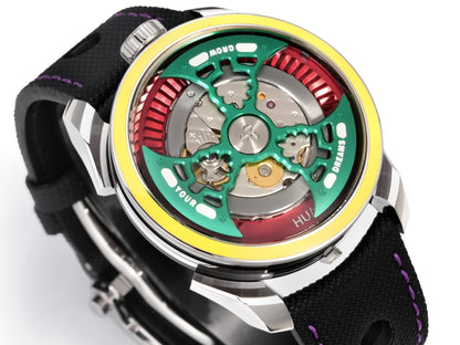 HUASUO 42mm Pioneer Series Open Work Automatic Mechanical Watch Huasuo Watch Store