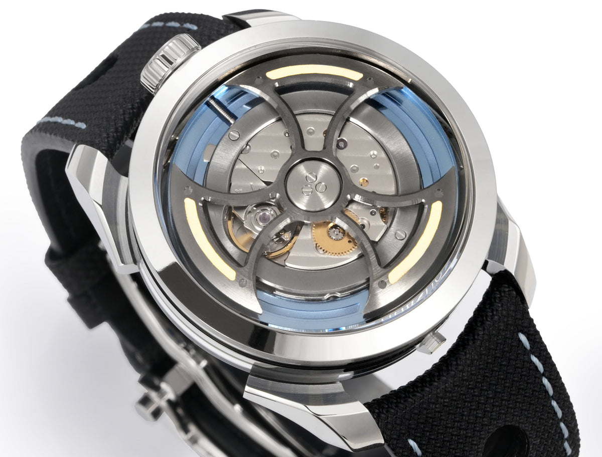 HUASUO 42mm Pioneer Series Open Work Automatic Mechanical Watch Huasuo Watch Store