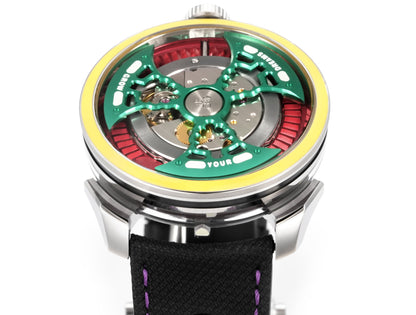 HUASUO 42mm Pioneer Series Open Work Automatic Mechanical Watch Huasuo Watch Store