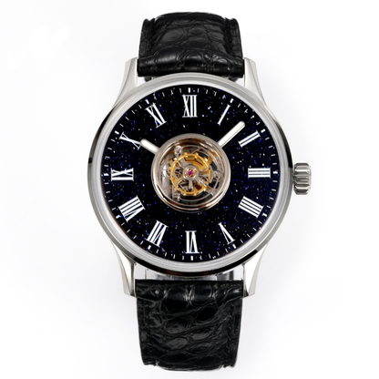 HUASUO 40mm Gemstone Dial Men Watches H9028 Huasuo Watch Store