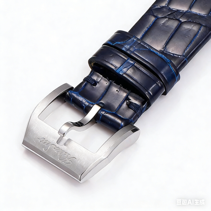 HUASUO 39mm Starry Sky Ultra Thin 9MM Wristwatch Tianjin 2892 Movement Watch for Men