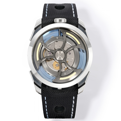 HUASUO 42mm Pioneer Series Open Work Automatic Mechanical Watch Huasuo Watch Store