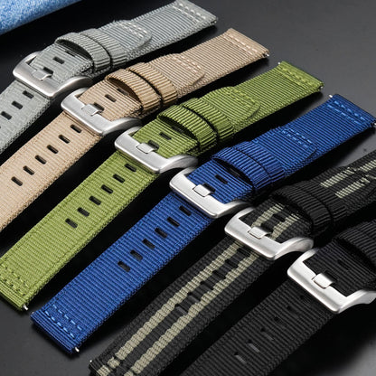 Tactical Nylon Watch strap Band Strap 20mm/22mm San Martin Watch