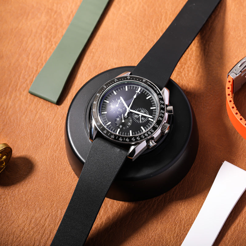 Cut-to-Size CTS FKM Rubber Watch Strap San Martin Watch