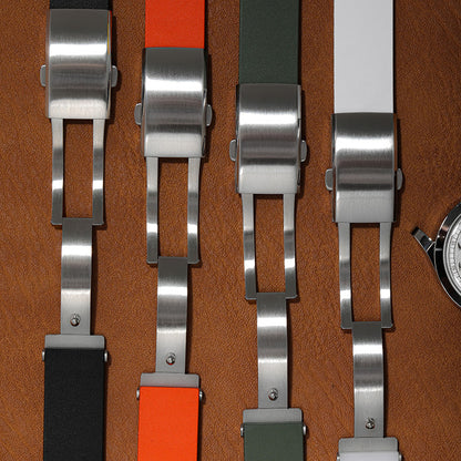 Cut-to-Size CTS FKM Rubber Watch Strap San Martin Watch