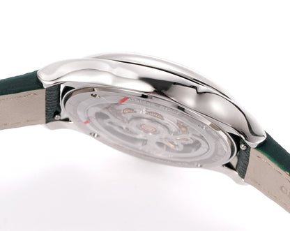 HUASUO 38mm Natural Malachite Men's Mechanical Watch Huasuo Watch Store