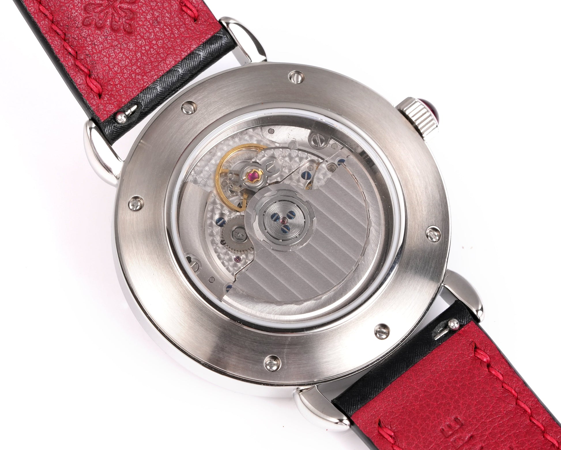 HUASUO 41mm Luxury Natural  Purple Lazurite Dail Watches H2487 Huasuo Watch Store