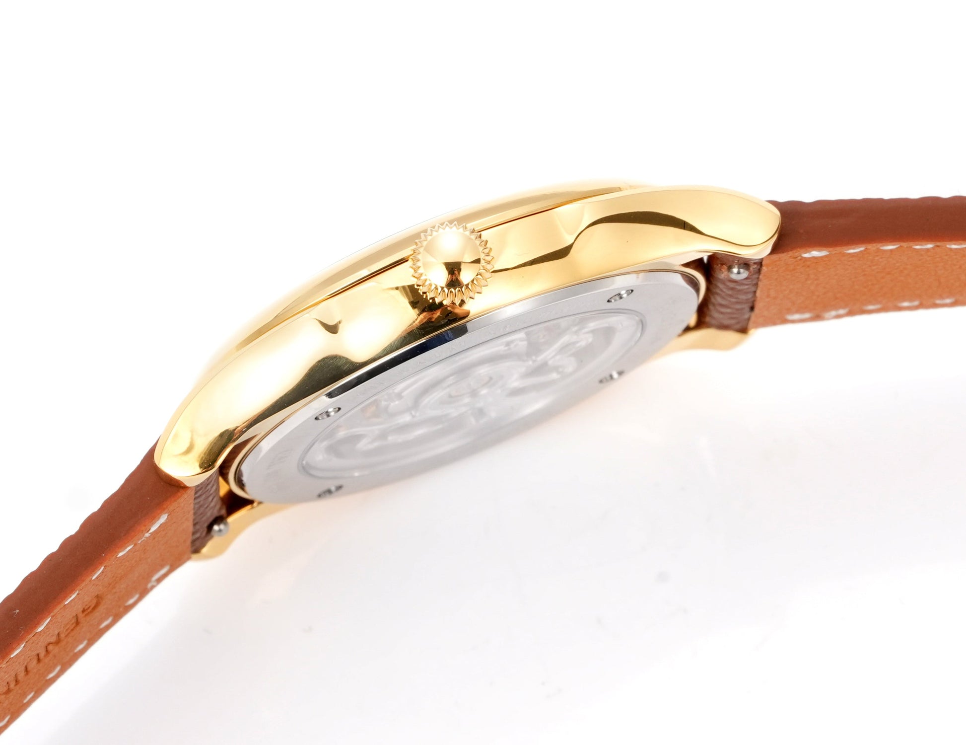 HUASUO 38mm Natural Malachite & Tiger’s Eye Mechanical Dress Men Watch Huasuo Watch Store