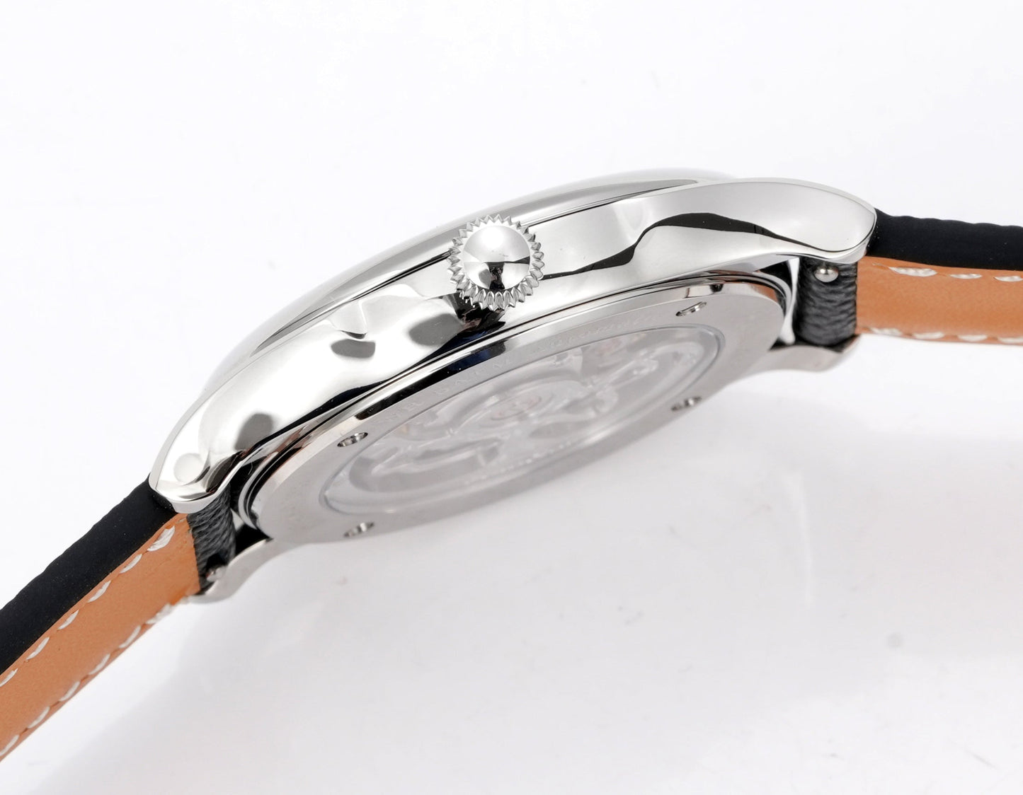 HUASUO 38mm Luxury Dress Lapis Lazuli Mechanical Men Watch huasuowatch