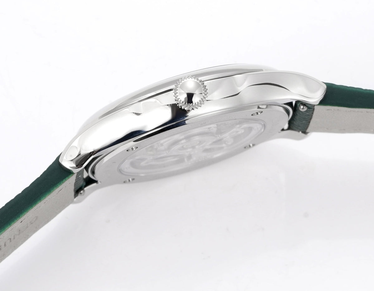 HUASUO 38mm Natural Malachite Men's Mechanical Watch Huasuo Watch Store