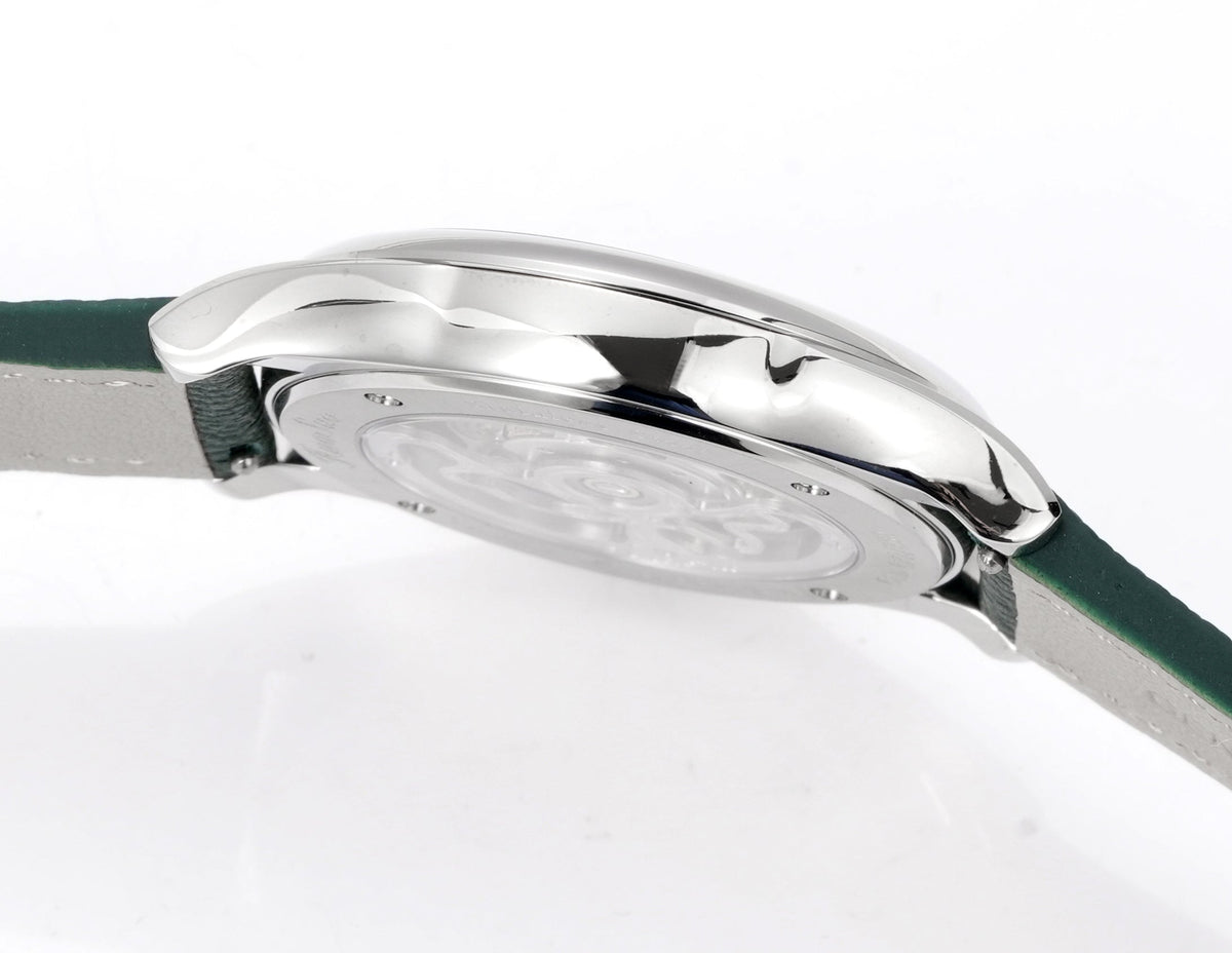 HUASUO 38mm Natural Malachite Men's Mechanical Watch Huasuo Watch Store